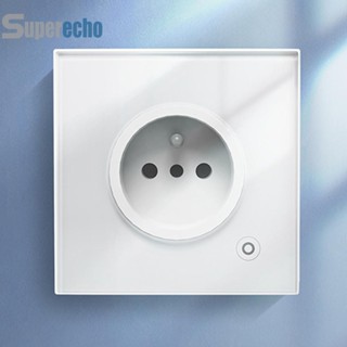 [superecho.th] ซ็อกเก็ตรีเลย์ติดผนังอัจฉริยะ WiFi ปรับได้