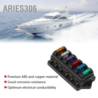 Aries306 กล่องฟิวส์วงจร 6 ทาง Dc 12V 24V สําหรับเรือ รถยนต์