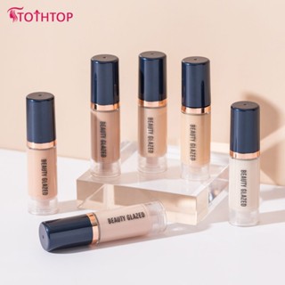 Beauty Glazed New Liquid Foundation Concealer Waterproof Matte Finish Waterproof Ultra-hd Face Makeup [TOP]