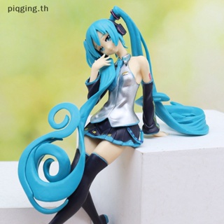 โมเดลฟิกเกอร์ PVC รูปการ์ตูนอนิเมะ Hatsune Miku Racing Butterfly Wings Kawaii เหมาะกับของขวัญ ของเล่นสําหรับเด็ก