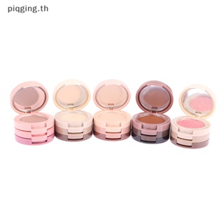 Piqging 3-in-1 พาเลตต์อายแชโดว์ บลัชออน เนื้อแมตต์ ประกายมุก