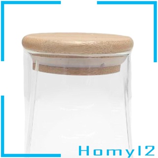 [HOMYL2] โหลแก้วใส่เครื่องเทศ เมล็ดกาแฟ น้ําตาล กันรั่วซึม พร้อมฝาปิด