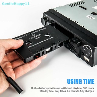 Gentlehappy อะแดปเตอร์เทปคาสเซ็ตสเตอริโอ บลูทูธ 5.0 สําหรับโทรศัพท์ Samsung