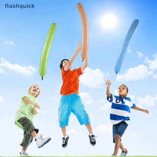 Flashquick 50/100 ชิ้น คละสี ยางยาว จรวด ลูกโป่งบิน บีบ ตกแต่งปาร์ตี้ ดี