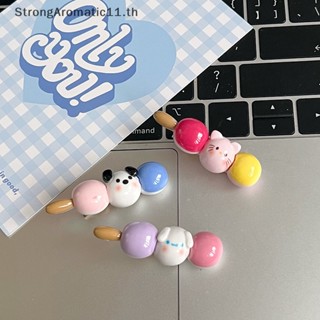 Strongaromatic คลิปหนีบลูกกวาด ลาย Cinnamoroll Kuromi Pompompurin My Melody Pochacco Hello Kitty Sanrio น่ารัก สีแคนดี้ สําหรับของขวัญ