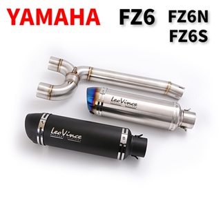 ท่อไอเสียสแตนเลส แบบถอดออกได้ สําหรับรถจักรยานยนต์ YAMAHA FZ6 FZ6N FZ6S 2004-2011