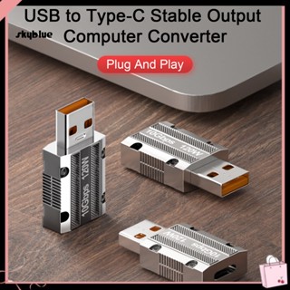 [Sy] ตัวแปลงไฟล์ USB เป็น Type-C ความเร็วสูง 120W 10Gbps สําหรับคอมพิวเตอร์ PC