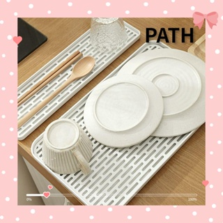 Path ถาดน้ําชา พลาสติก ทรงสี่เหลี่ยม สองชั้น ถอดออกได้ ทนทาน