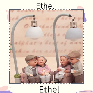 Ethel1 ฟิกเกอร์เรซิ่น รูปปั้นคู่รัก สไตล์โมเดิร์น สําหรับตั้งโต๊ะ สํานักงาน