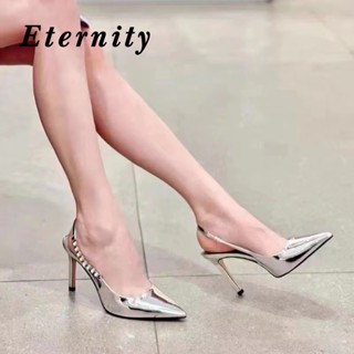 Eternity  รองเท้าส้นสูง ผู้หญิง รองเท้าส้นสูงผู้หญิง แฟชั่น  สตรีสวย 33z080404 รุ่นใหม่ Unique ins Chic B24G0FY 36Z230909