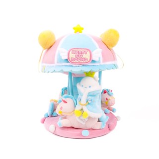 P POPMART BOPMART bobo &amp;#x26; Coco Merry-go-round Scene ตุ๊กตาของเล่น ของขวัญวันเกิด BOBO &amp; COCO Merry-go-round Scene Plush HZDD