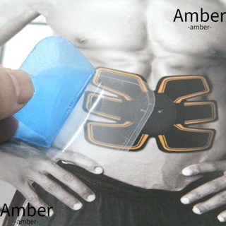 Amber สติกเกอร์เจล ABS กระตุ้นกล้ามเนื้อหน้าท้อง แบบเปลี่ยน สําหรับออกกําลังกาย 5 10 15 20 คู่