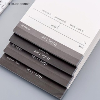 [little.coconut] แผ่นกระดาษโน้ต แพลนเนอร์ สําหรับจดบันทึกประจําวัน