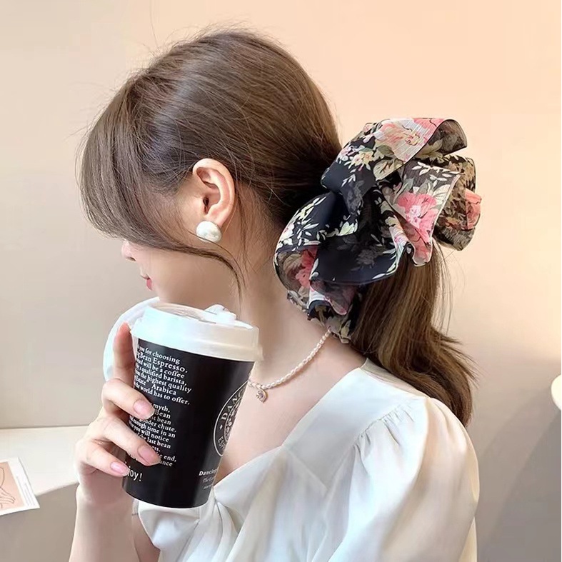 Town Shell ลิมิเต็ด อิดิชั่นเกาหลีจัมโบ้ / SCRUNCHIE / SCRUNCHIES / BIG Korean HAIR TIE