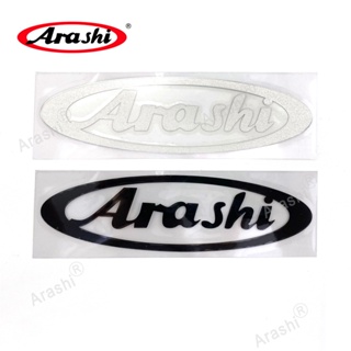 Arashi สติกเกอร์โลโก้เรืองแสง 2 ชิ้น สําหรับตกแต่งรถจักรยานยนต์ จักรยาน ยานพาหนะ รถยนต์