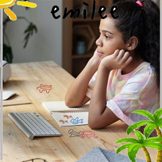 Emilee คลิปหนีบกระดาษโน้ตบุ๊ก รูปสัตว์น่ารัก 50 ชิ้น