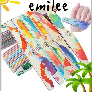 Emilee ตะไบเล็บมืออาชีพ ปลายนิ้ว ดอกไม้ สี 100 180