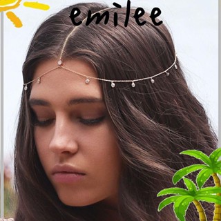 Emilee ใหม่ เครื่องประดับผม สายโซ่โลหะ สําหรับผู้หญิง