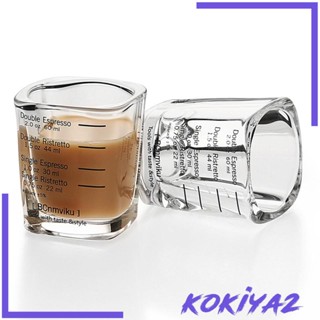 [Kokiya2] แก้วกาแฟเอสเพรสโซ่ หนัก 60 มล. สําหรับวัด 2 ชิ้น