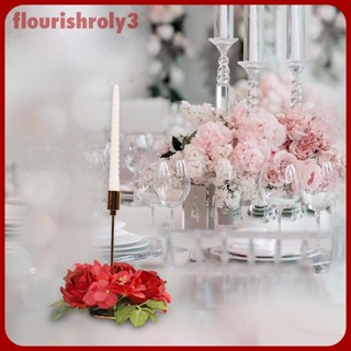 [Flourish] พวงหรีดดอกไม้ เสาเสาเทียน สําหรับงานแต่งงาน งานเทศกาล เตาผิง