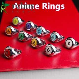 Rebuy แหวนแฟชั่น ลายการ์ตูนอนิเมะญี่ปุ่น Akatsuki Akatsuki Itachi Pain Orojimaru Zhu-Rings DIY
