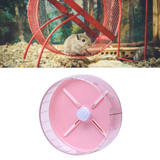  Pets Shop หนูแฮมสเตอร์ออกกำลังกายล้อวิ่งเงียบหนูแฮมสเตอร์ล้อของเล่นสำหรับกรงหนูแฮมสเตอร์สัตว์เลี้ยงขนาดเล็ก