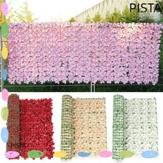 Pista ดอกซากุระประดิษฐ์ 0.5x1 เมตร 0.5x1 เมตร สําหรับตกแต่งผนัง รั้ว