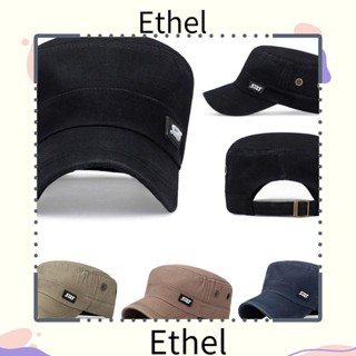 Ethel1 หมวกเบสบอลลําลอง ผ้าฝ้าย ระบายอากาศ ปรับได้ เหมาะกับฤดูใบไม้ผลิ ฤดูร้อน สําหรับผู้ชาย