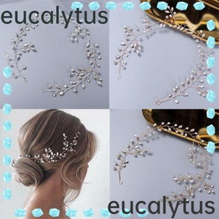 Eucalytus1 ที่คาดผมเจ้าสาว ดอกไม้ ตกแต่งผม มงกุฏ ผู้หญิง หูฟัง ที่คาดผมเจ้าสาว