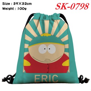 South Park กระเป๋าเป้สะพายหลัง กระเป๋านักเรียน กระเป๋าช้อปปิ้ง ลายการ์ตูน 3D สําหรับเด็ก