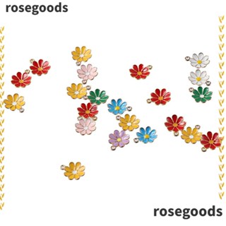 Rosegoods1 จี้ดอกไม้ โลหะผสม เครื่องประดับ สําหรับผู้หญิง