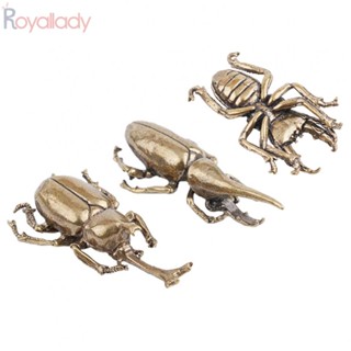 #ROYALLADY#Insect ฟิกเกอร์ ทองแดง อายุการใช้งานยาว แบบดั้งเดิม สําหรับตกแต่งบ้าน