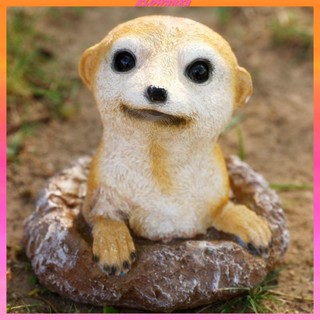 [Kloware2] รูปปั้น Meerkat สําหรับตกแต่งบ้าน ลานบ้าน เตียง ลายดอกไม้