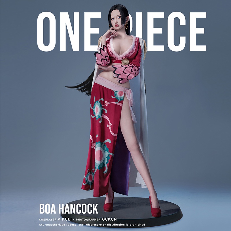 ชุดคอสเพลย์การ์ตูนอนิเมะ ONE PIECE cos Boa Hancock สําหรับผู้หญิง