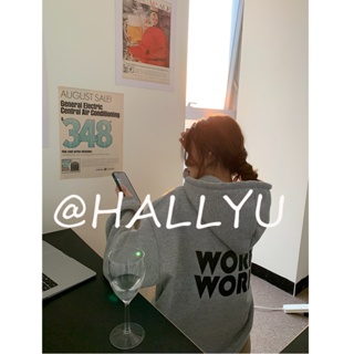 HALLYU เสื้อผ้าผู้ญิง แขนยาว เสื้อฮู้ด คลุมหญิง สไตล์เกาหลี แฟชั่น  สไตล์เกาหลี Korean Style Comfortable พิเศษ A28J0AU 36Z230909