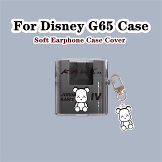 【ของแท้】เคสหูฟัง แบบนิ่ม แบบใส ลายการ์ตูนดิสนีย์ G65 สําหรับ Disney G65