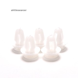 Alittlesearcer อุปกรณ์ยึดแผงประตูรถยนต์ พลาสติก สีขาว รู 8.2 มม. 100 ชิ้น EN