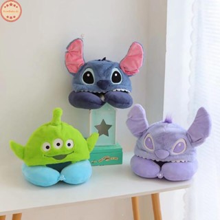 Newbaby หมอนตุ๊กตานุ่ม รูปการ์ตูน Stitch Pooh Bear Alien น่ารัก สําหรับเดินทาง