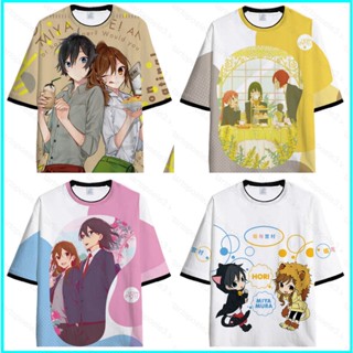 Star3 Horimiya: เสื้อยืดแขนสั้น พิมพ์ลายอนิเมะ The Missing Pieces Hori Kyouko Izumi 3D พลัสไซซ์ สําหรับทุกเพศ