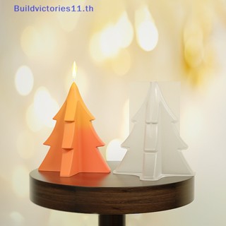 Buildvictories11 แม่พิมพ์ซิลิโคน รูปต้นคริสต์มาส สามมิติ 1 ชิ้น