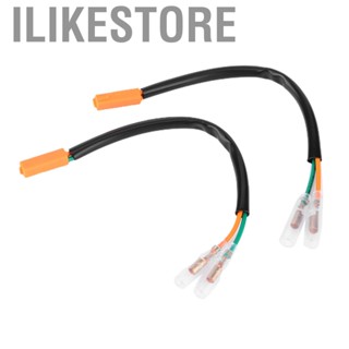 Ilikestore Turn Signal Wiring Adapter 2‑Pin Simple 3rd Motorcycle Wire Connected for Z125 Z250 Z300 Z650 Z900