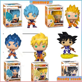 ใหม่ ตุ๊กตาฟิกเกอร์ Funko Pop Dragon Ball Goku Action Figures ของเล่นสําหรับเด็ก