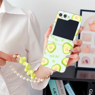 เคสโทรศัพท์มือถือ PC แข็ง กันกระแทก ลายการ์ตูนน่ารัก พร้อมสายคล้อง สําหรับ Samsung Galaxy Z Flip 5 Z Flip5 Flip Z 5