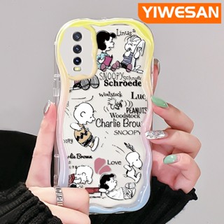 เคสโทรศัพท์มือถือ ซิลิกาใส แบบนิ่ม ลายสนูปปี้ กันกระแทก สําหรับ VIVO Y20 Y20i Y20S Y12s Y20 2021 Y11s Y12A Y20T Y20S M Y20S D