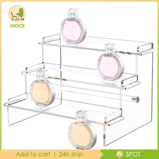 [Ihoce] ชั้นวางเค้กอะคริลิค 3 ชั้น อเนกประสงค์ ที่ทนทาน สําหรับตั้งโชว์เครื่องประดับ โมเดลของเล่น ฟิกเกอร์