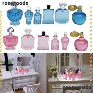 Rosegoods1 โมเดลขวดน้ําหอม เฟอร์นิเจอร์ ขนาด 1:12 สําหรับตกแต่งบ้านตุ๊กตา