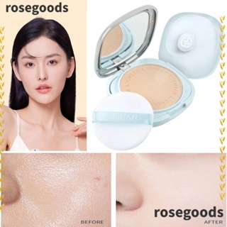 Rosegoods1 แป้งฝุ่นกันแดด SPF15 สําหรับแต่งหน้า