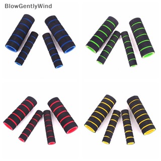 Blowgentlywind ปลอกแฮนด์มือจับรถมอเตอร์ไซค์ 2 คู่ + ก้านเบรกคลัทช์ฟองน้ํานุ่ม BGW