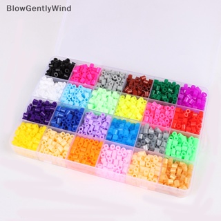 Blowgentlywind ลูกปัดฟิวส์ฮามะ 5 มม. 24 สี สําหรับทําของเล่น 3D DIY BGW