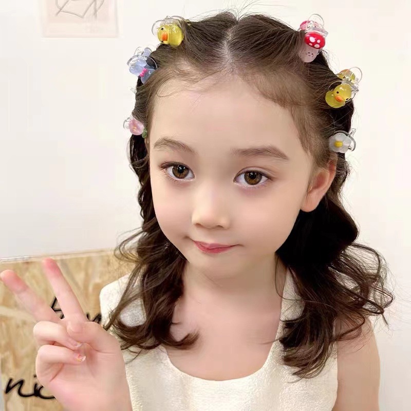 COD กิ๊บติดผมอะคริลิคลายดอกทิวลิปสีชมพูน่ารักเกาหลีจับคลิปเรียบง่ายเครื่องประดับผมเด็กผู้หญิงเข้ากับทุกการแต่งกาย-det